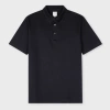 Paul Smith Buttoned Polo Shirt With Collar And Short Sleeves In Blue