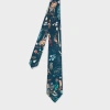 Paul Smith Navy 'little Beasts' Print Silk Tie Blue