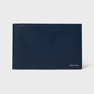 Paul Smith Navy 'london And Paris Travel' Wallet Blue