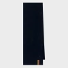 Paul Smith Scarf With Artist Stripe Detail In Blue