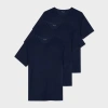 Paul Smith Navy Modal Lounge T-shirts Three Pack Blue In Blue