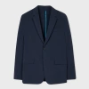 PAUL SMITH NAVY RECYCLED-NYLON TECHNICAL BLAZER BLUE