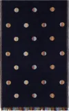 Paul Smith Navy Signature Stripe Polka Dot Scarf In 92 Multicolour