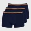 Paul Smith Pack Of Three Boxers In Blue