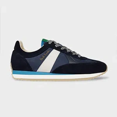 Paul Smith Vignola Striped Sneakers In Blue
