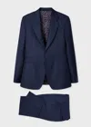 Paul Smith Navy Wool Suit Blue In Blue
