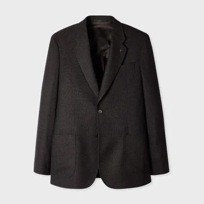 Paul Smith Navy Wool-cashmere Patch-pocket Blazer Blue In Multi