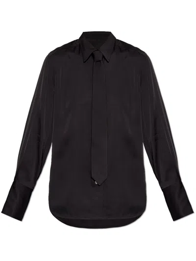 Paul Smith Necktie Shirt In Black