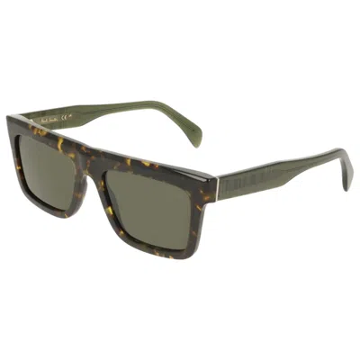 Paul Smith Tortoiseshell-effect Square-frame Sunglasses In Green