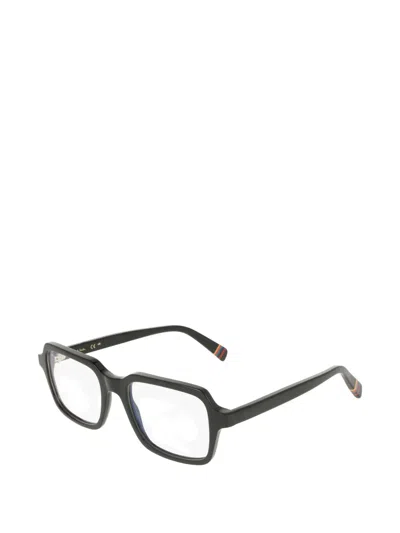 Paul Smith Norroy Geometric-frame Glasses In Green