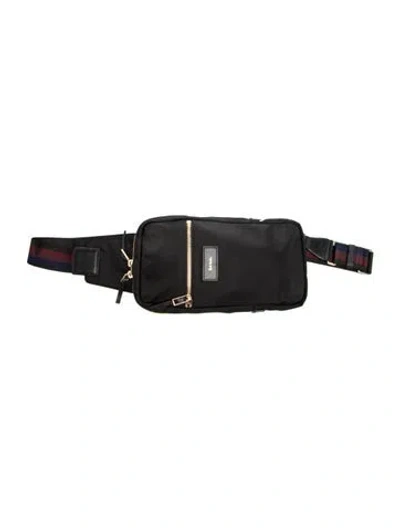 Pre-owned Paul Smith Nylon Belt Bag In Black