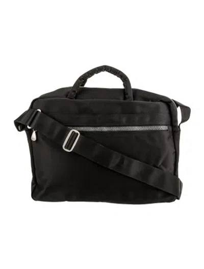 Pre-owned Paul Smith Nylon Messenger Bag In Black