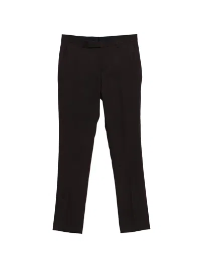 Paul Smith Oncealed-closure Trousers In Black