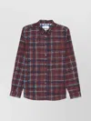 Paul Smith Plaid Check Long-sleeved Shirt In Brown
