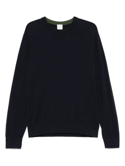 Paul Smith Organic-cotton Jumper In Blue