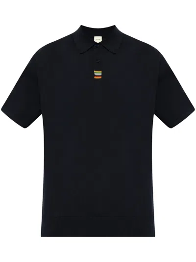Paul Smith Organic Cotton Polo Shirt In Blue