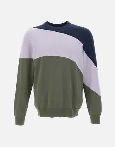 Pre-owned Paul Smith Organic Cotton Sweater In Multicolor Shades 100% Original