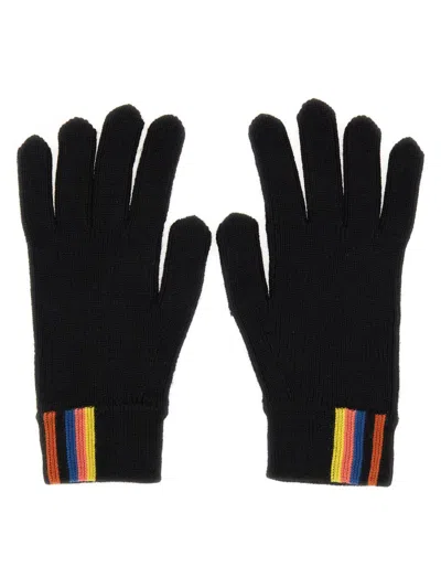 Paul Smith Artist Gloves In Black