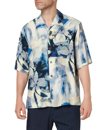 Paul Smith Painted Photograph Shirt In Multi