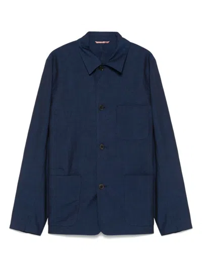PAUL SMITH PAUL SMITH OXFORD BLUE 2-BUTTON JACKET