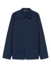 Paul Smith Buttoned Cuffs Collared Jacket With Patch Pockets