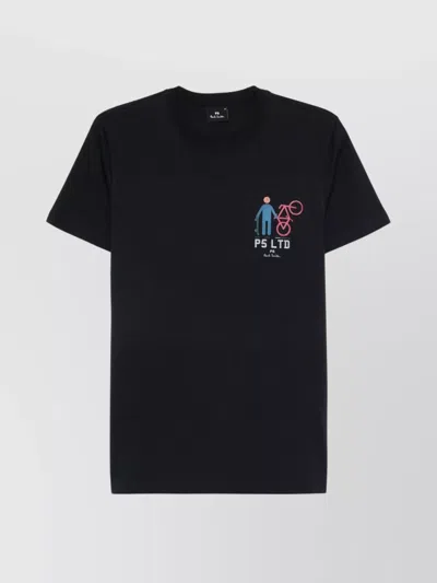 Paul Smith P5 Limited Edition Bike T-shirt In Black