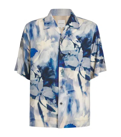 Paul Smith Painted Photograph Shirt In Multi