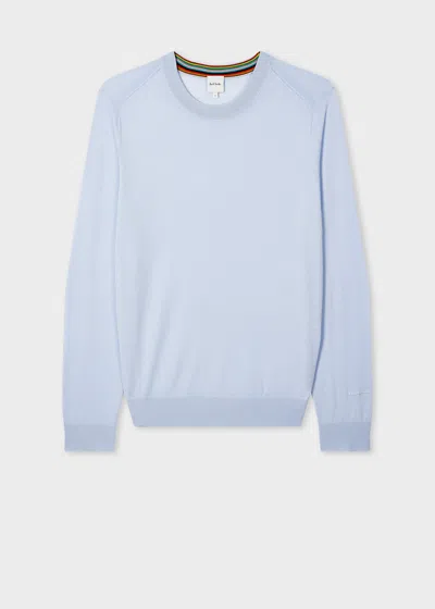Paul Smith Pale Blue Merino Wool Sweater