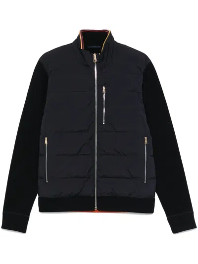 Paul Smith Panelled Jacket In Blue