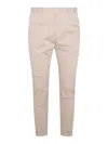Paul Smith Slim-fit Cotton-blend Twill Trousers In Beige