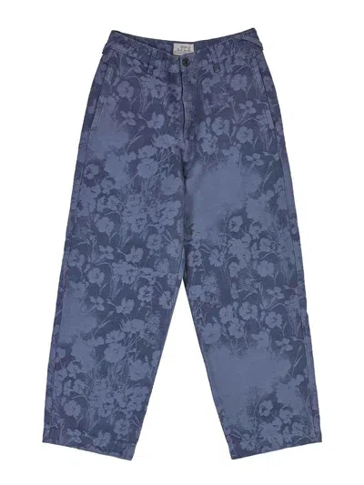 Paul Smith Pantaloni Jacquard  + In Blue