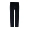 Paul Smith Navy Cotton Pants In Blue