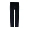 Paul Smith Navy Cotton Pants In Blue