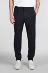 Paul Smith Pants In Black Cotton In Blue