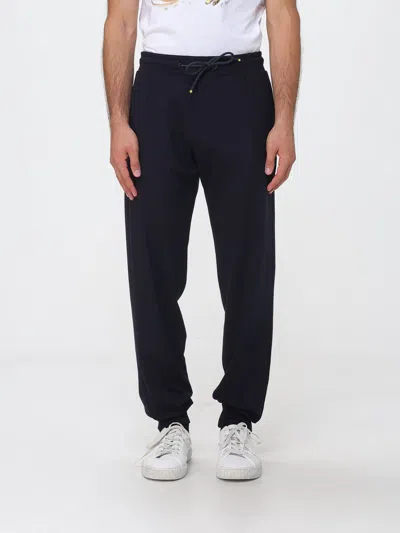 Paul Smith Pants Men Color Navy In Animal Print