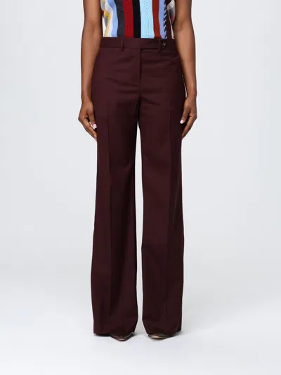 Paul Smith Pants  Woman Color Burgundy In Brown