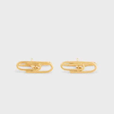 Paul Smith 'paperclip' Cufflinks In Gold