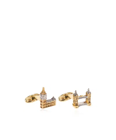 Paul Smith Paris Souvenir Cufflinks In Pattern