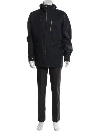 Pre-owned Paul Smith Parka In Blue