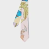 Paul Smith Pastel 'river Collage' Tie Blue In Neutral