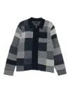 Paul Smith Patchwork-design Zip-up Cardigan In Multi