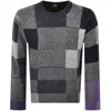 Paul Smith Patchwork-panelled Sweater In Gray