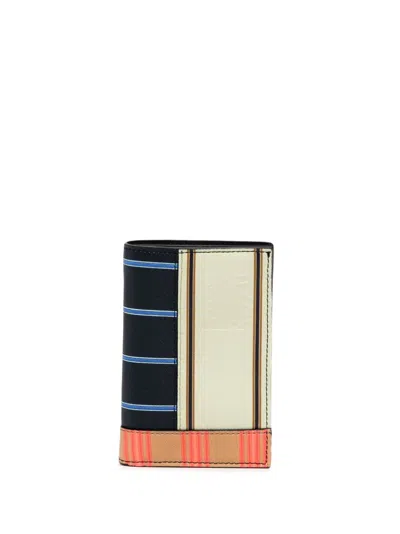 Paul Smith Patchwork-print Bi-fold Wallet In Multicolour