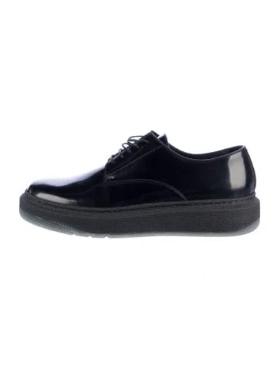Pre-owned Paul Smith Patent Leather Oxfords In Black