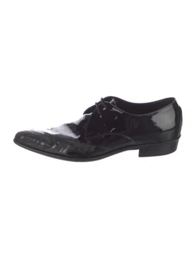 Pre-owned Paul Smith Patent Leather Oxfords In Blue