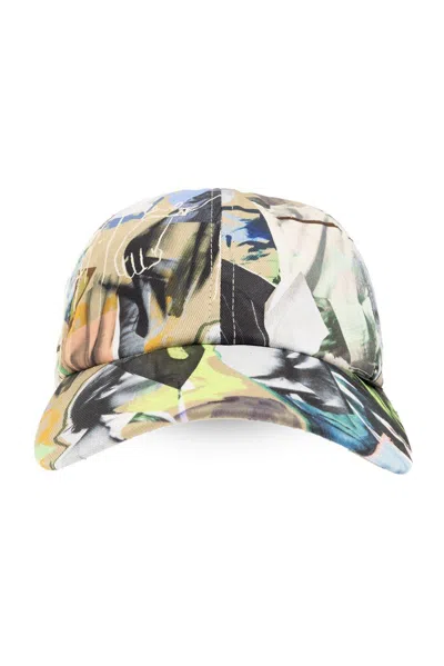 Paul Smith Patterned Baseball Cap In Multicolour