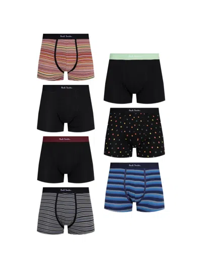 Paul Smith Patterned Boxers (set Of Seven) In Multi