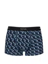 Paul Smith Patterned Briefs In Blue