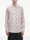 Paul Smith Patterned Long-sleeved Shirt In Multi