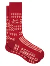 Paul Smith Patterned Socks In Red